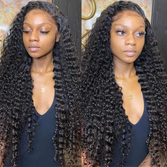 Perruque Cheveux Naturel Courte Boucl Femme Frange Bresilien Boucle Tres Longeur 40