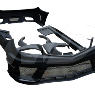 Black Series Wide Style Half Carbon Fiber Body Kit for 2011-2014 Mercedes-Benz C-Class W204 Coupe 2D C63 AMG