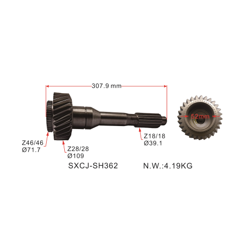 Arbre d&#39;entrée 28T compatible avec Mercedes-Benz 9762624402