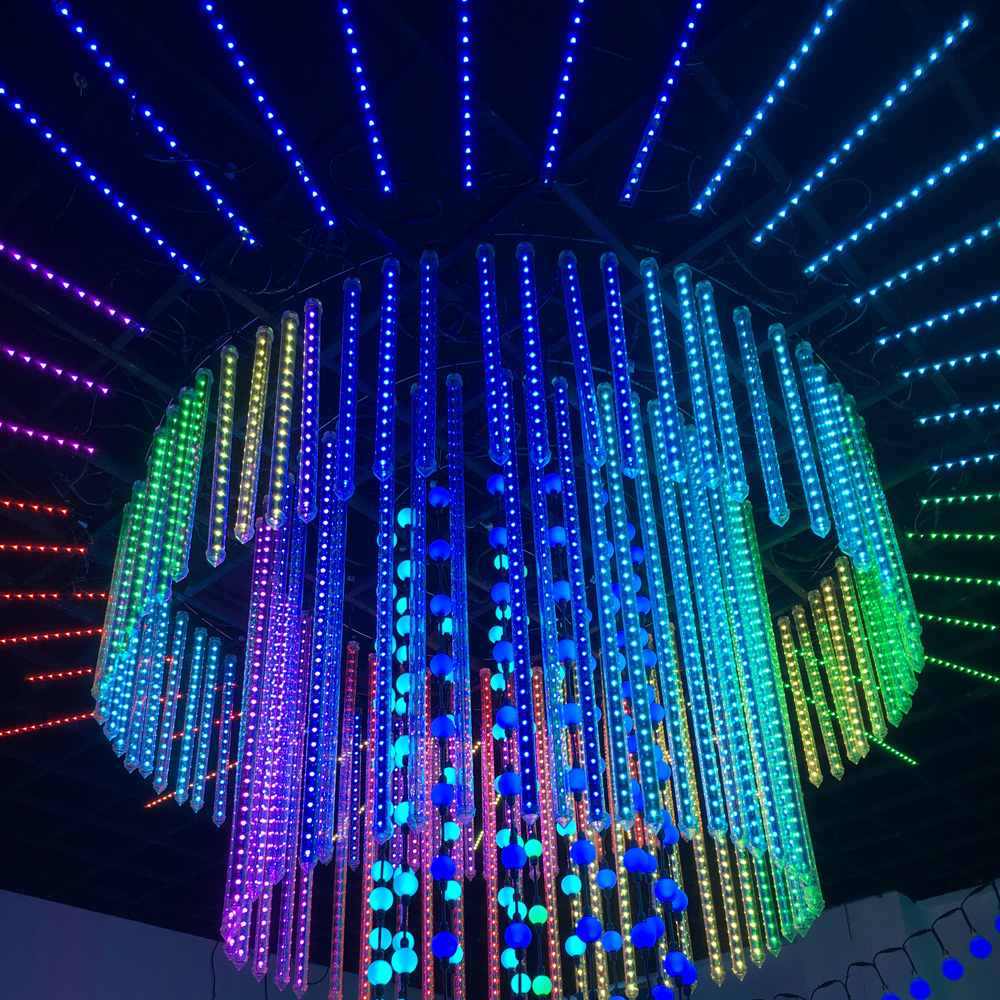 Madrix begivenhedsbelysning førte Pixel 3D Tube Light