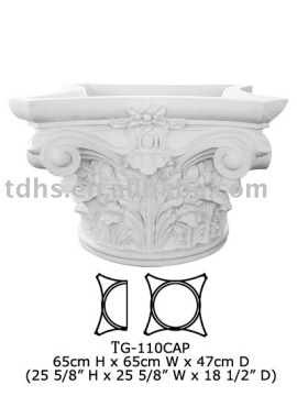 polyurethane roman column cap