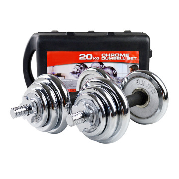 VEKEDA Adjustable Dumbbell Set 50kg/55kg/15kg/20kg/30kg with Case - Gym Equipment & Fitness Dumbbells