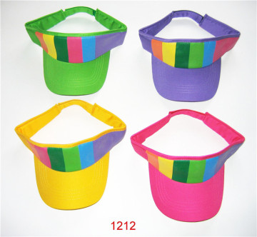 Sun visor ,sun hat, visor cap for promotion