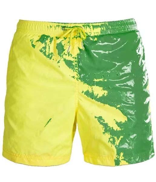 Change color in water Custom logo beach gym shorts pants