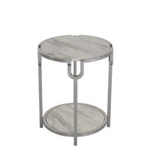 Fashion simple living room marble top side table