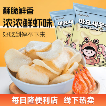 dadalolo Korean style puffed shrimp skin snack