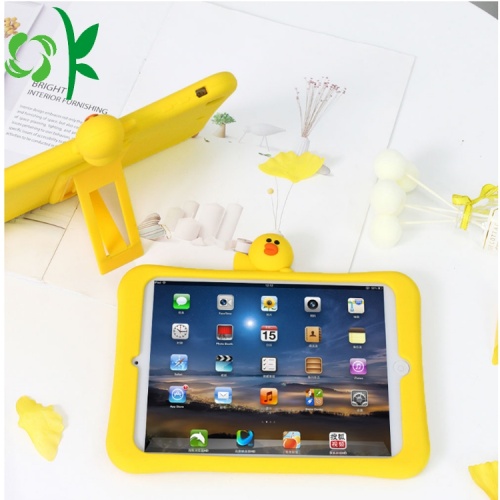 Funda protectora de pato amarillo para tableta Ipad Funda