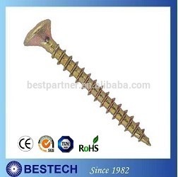 DIN 7962 DIN 7505 Hex Washer Head Twist Shank Chipboard Screw