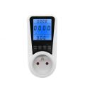 Big LCD Power Meter Socket With FR Plug