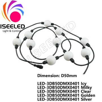 Individual addressable dmx pixel 3d ball sphere