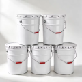 Latas vazias redondas de tinta metálica 19L 20L 25L