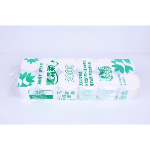 12 rolls yongfang natural toilet paper