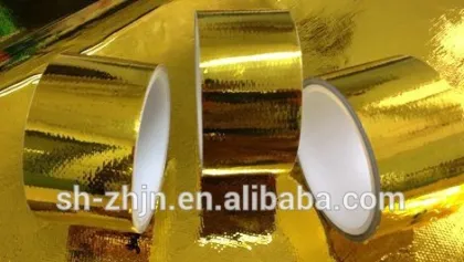 Golden Thermo-shield tape for aerospace cables