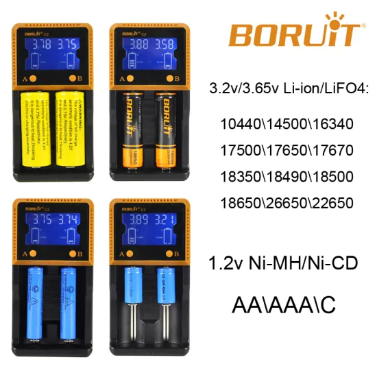 High Quality C2 Intelligent Multifunctional LCD Display Battery Charger