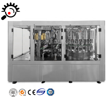 Filling and seaming machine for aluminum cans
