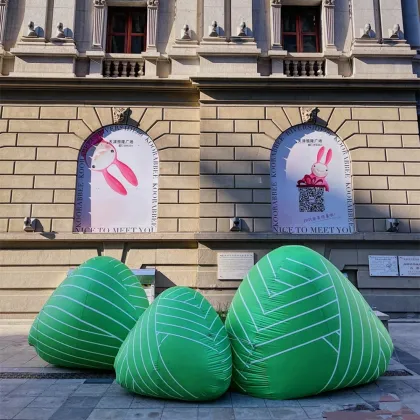 Customizable Chinese Traditional Festival Inflatable Cartoon Zongzi Decorations