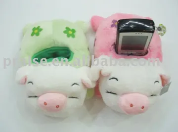 Phone holder soft toy