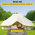 Outerlead 6m Canvas Bell Tält Yurt w/spis Jack