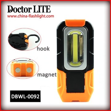 2015 Nuova luce di lavoro portatile CoB pieghevole con magnete e gancio