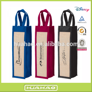 high-quality non woven material single bottle wine gift bag