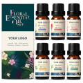 Floral Essential Oils Gift Set, 100% Pure Aromatherapy Therapeutic Grade Essential Oil Set for Diffusers, 6 * 10 ml