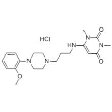 2,4(1H,3H)-Pyrimidinedione,6-[[3-[4-(2-methoxyphenyl)-1-piperazinyl]propyl]amino]-1,3-dimethyl- CAS 34661-75-1