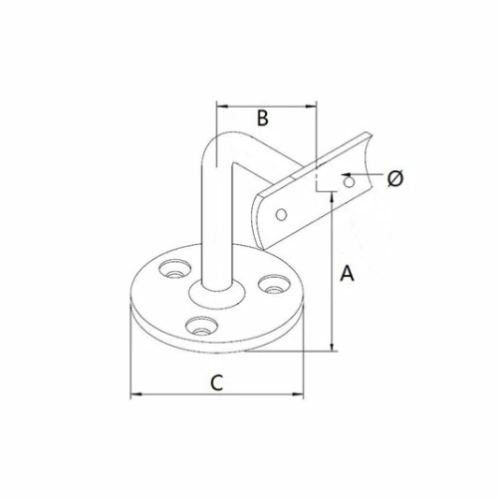 Support de main-d&#39;œuvre en acier inoxydable