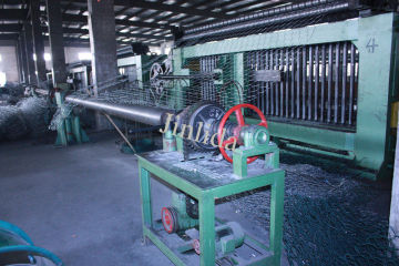 Double Rack Drive Gabion Wire Netting Gabion Machine 4.2mm Wire