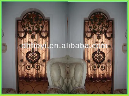 wrought iron fence decorative iron window