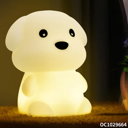 USB Rechargeable Multifunctional Voice-Controlled 3D Night LED Lamp with Remote