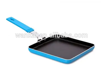 2015 zhejiang cookware aluminum non-stick blue coating grill pan