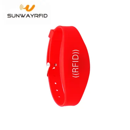 Adjustable Double Frequency RFID Silicone Wristbands