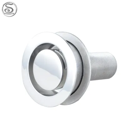 Shenghui 25mm Polished 316 Fuel Tank Drain Accessory for Boats