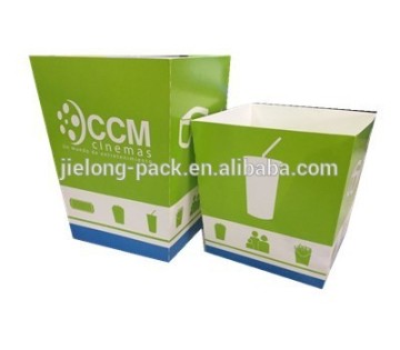 custom printed disposable popcorn box