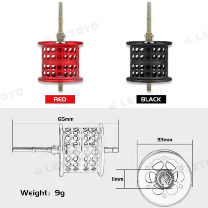 LETOYO Micro Aluminum Spool for ABU Garcia Bmax Pmax Smax Bait Casting Reel