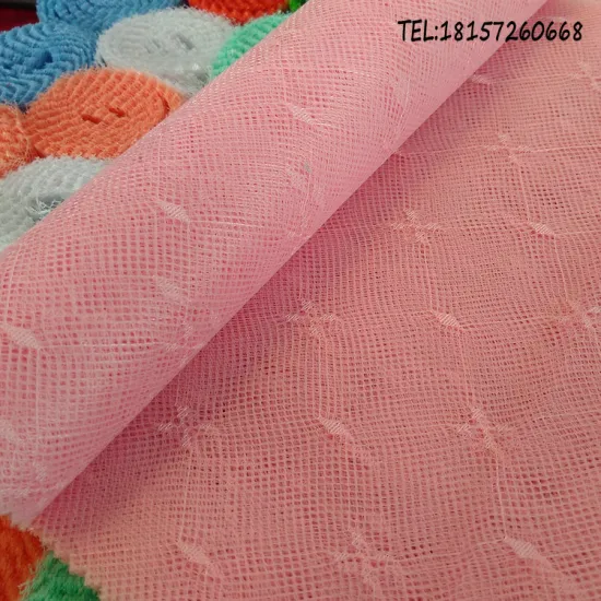 China supplier 50D Jacquard 100% polyester mosquito net fabric