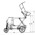 Mini Palm Sugarcane Transport Dumper Truck