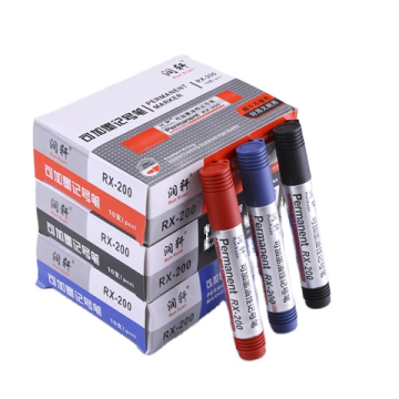 Multi-Color Waterproof Permanent Markers with Chisel Tip
