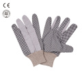 hand protection pvc dotted cotton work gloves