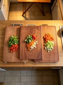 Wood environmental protection ebony chopping board