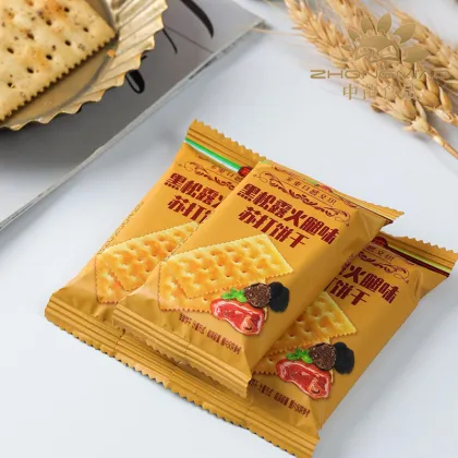 Black Truffle Ham Crackers