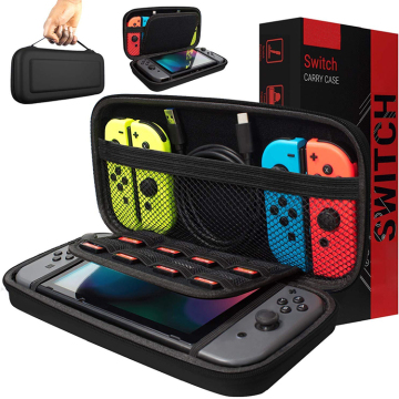 Custom Black Protective Hard Portable EVA Hard Shell Carry Case for Nintendo Switch