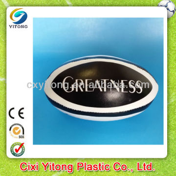 Soft Cotton Stuffed PU or PVC Leather Rugby Ball