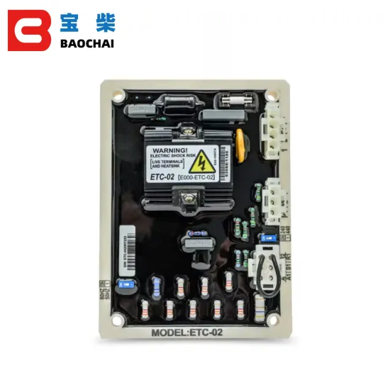 Three Phase Genset Parts: 220V/380V Voltage Regulator Control Module Board ETC02 AVR Alternator Generator