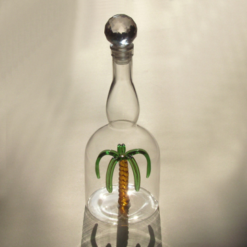 Glass Bottle/Acrylic Cap/Glass Stopper/Bottle