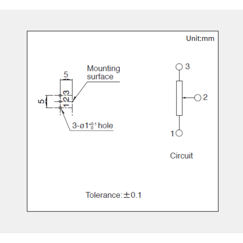 Rk097 series Rotary potentiometer