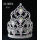 New Fashion AB Rhinestone Heart Pageant Crowns