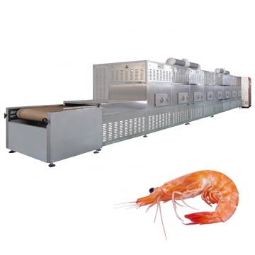 Automatic Large Conveyor Belt Microwave Drying Machine for Seafood and Fish