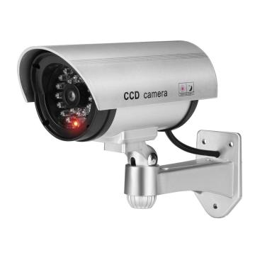 IHUALITE Wysoka symulacja CCTV 1 czerwona dioda LED migająca manekinu kamera bezpieczeństwa