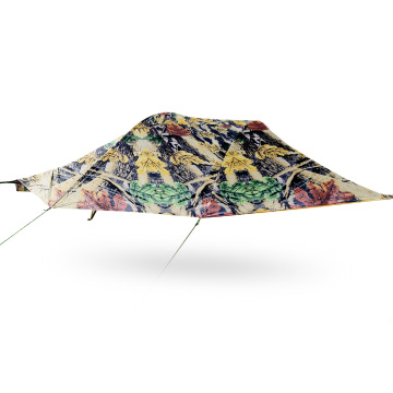 Tenda per amaca a triangolo multi -persona portatile - Mosquito Proof e zaino in spalla